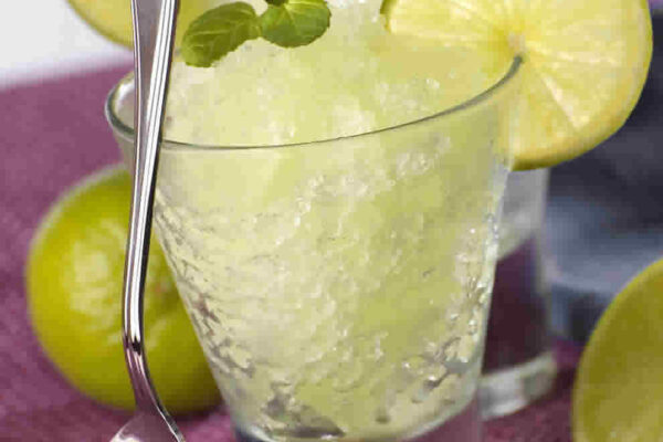 Granité citron au Thermomix