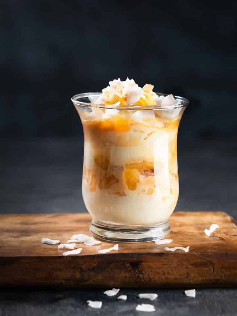 Panna cotta coco ananas au Thermomix