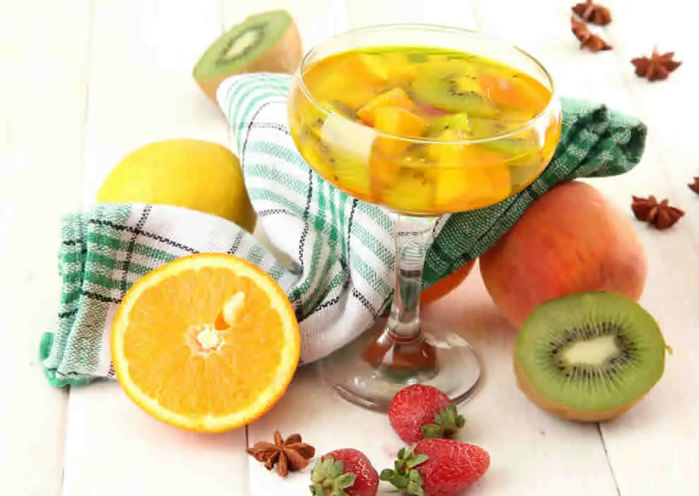 Sangria blanche tropicale au Thermomix