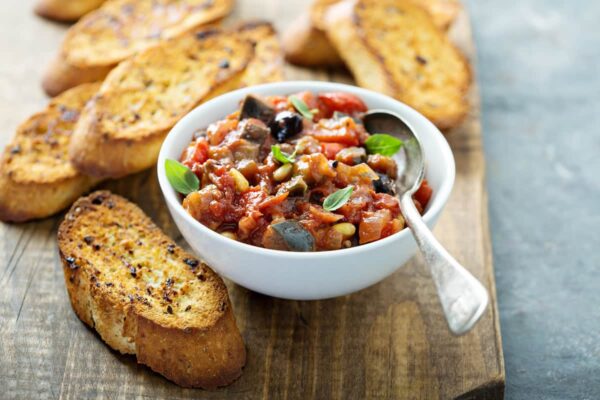 Caponata sicilienne au four, un vrai délice à déguster à l'apéro