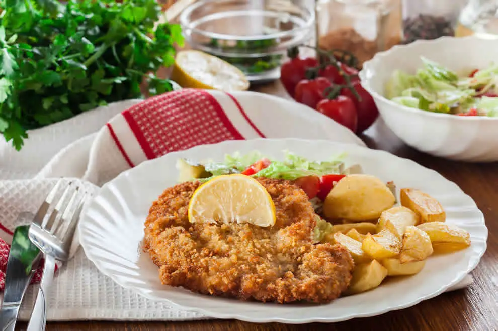 Escalopes de veau panées légères