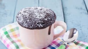 Mug cake Léger au chocolat sans oeufs