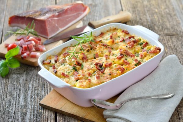 Pommes de terre gratinées au bacon et au fromage, vraiment irrésistibles