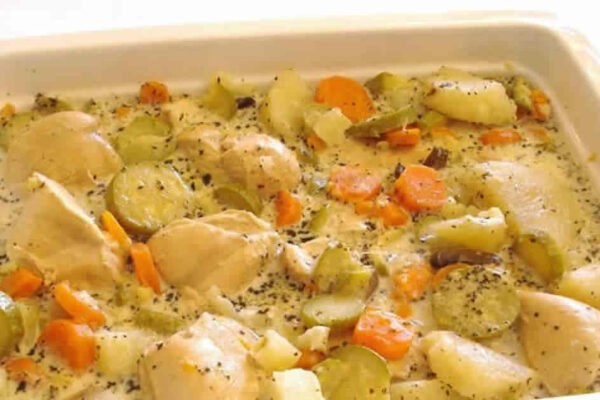 Blancs de poulet et Légumes au Thermomix