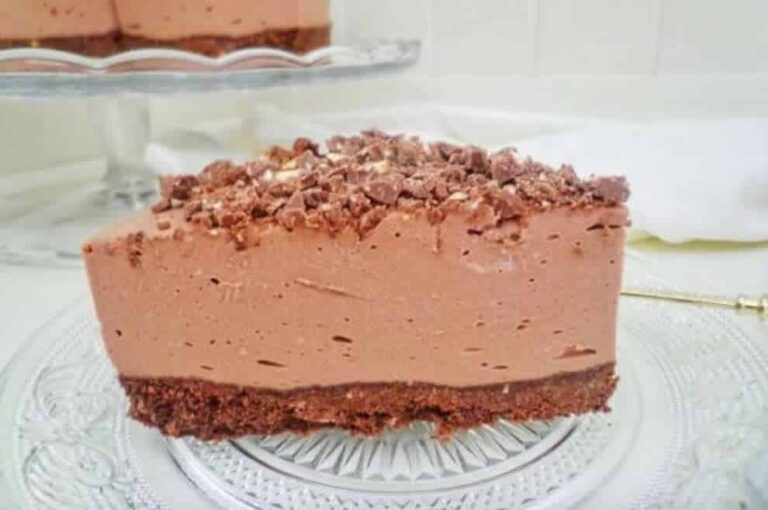 Cheesecake au Toblerone, gourmand et irrésistible