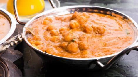 Pois chiche au curry, prêt en 30 minutes