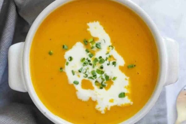 Velouté de patate douce et orange au Thermomix