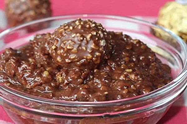 Crème dessert Ferrero Rocher au Thermomix