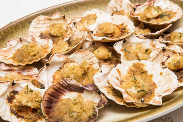 Coquilles de Saint-Jacques gratinées au Thermomix