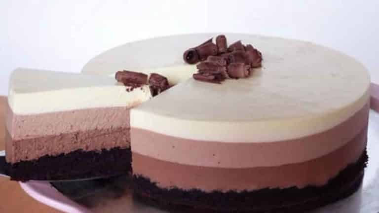Bavarois aux 3 chocolats au Thermomix