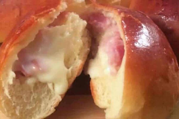 Buns farcis au jambon et au fromage au Thermomix