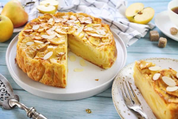 Gâteau aux Pommes sans farine, sans beurre au Thermomix