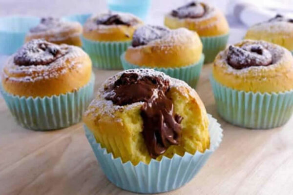 Muffins délicieux au Nutella au Thermomix