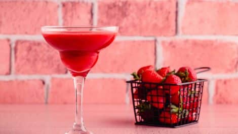 Cocktail Daïquiri aux fraises au Thermomix