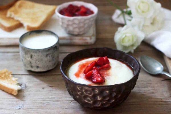 Semoule au lait au Thermomix, crémeuse et inratable avec seulement 4 ingrédients