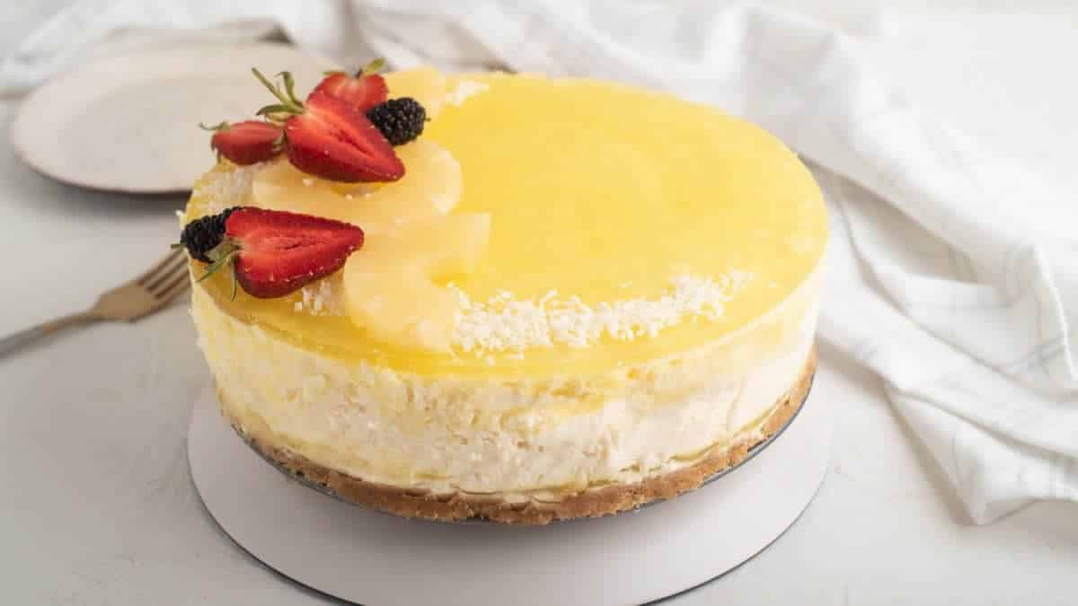 Cheesecake noix de coco et ananas sans cuisson : Un dessert frais et léger !
