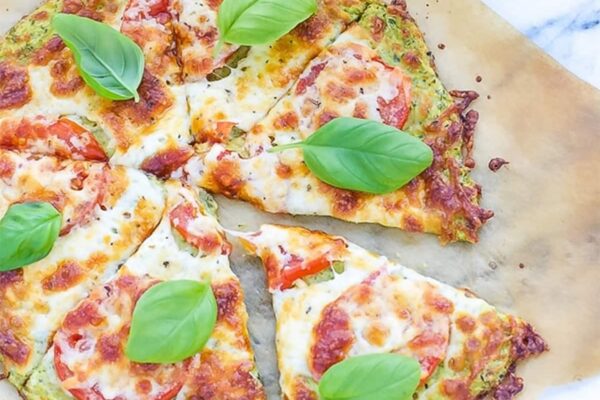 Pizza à la pâte aux courgettes au Thermomix : Une nouvelle façon pour déguster la courgette !