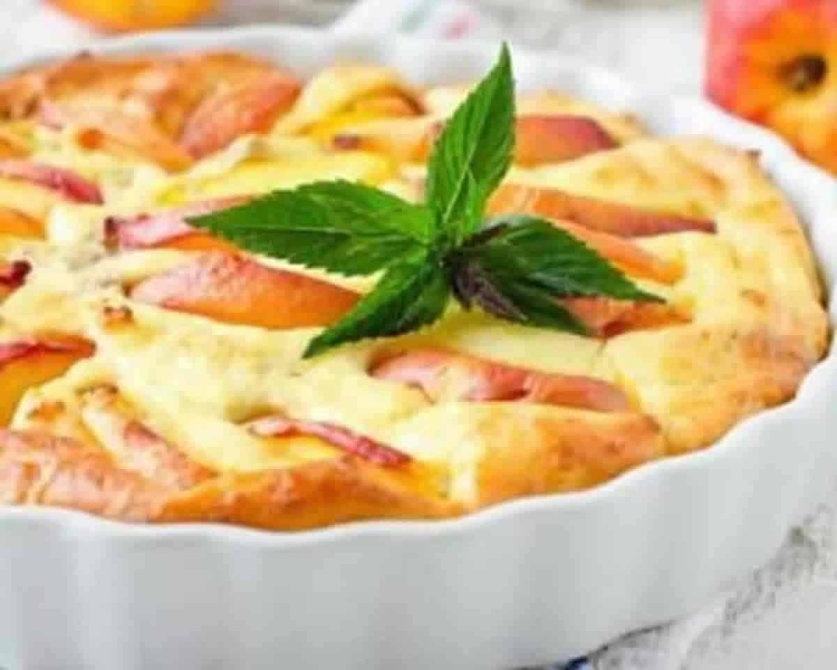 Gâteau aux pêches et à la menthe au Thermomix : Une recette facile pour un parfait dessert d'été !