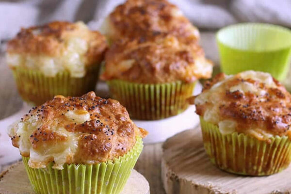 Muffins salés aux fromages au Thermomix : Excellents pour réussir un apéro !