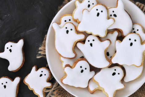 Une recette qui donne la chair de poule pour Halloween : Biscuits sablés fantômes d’Halloween au Thermomix