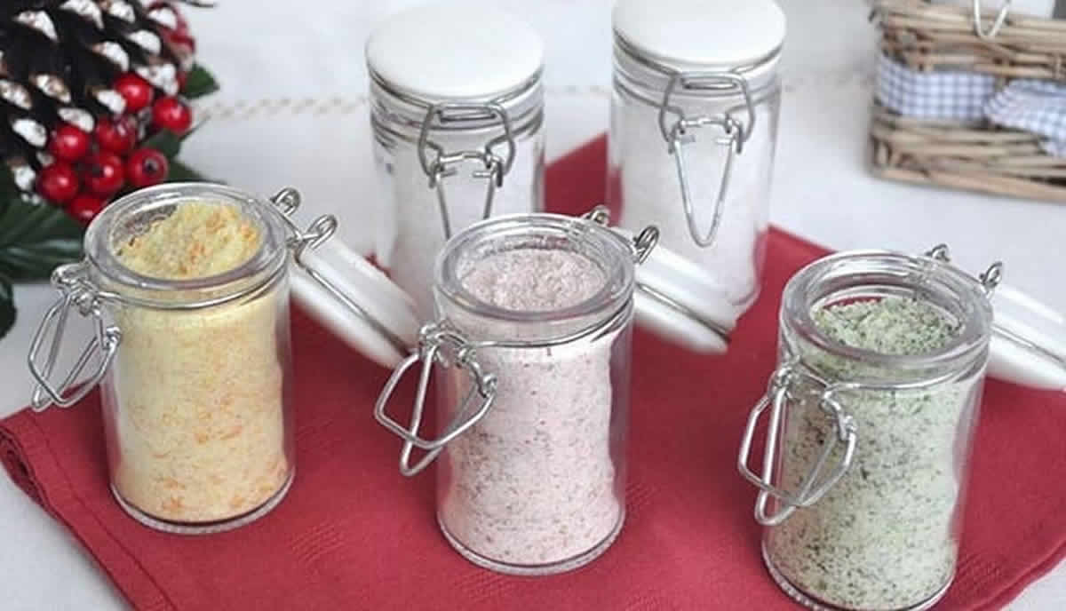 3 Sels aromatisés maison au Thermomix pour assaisonner vos salades et plats