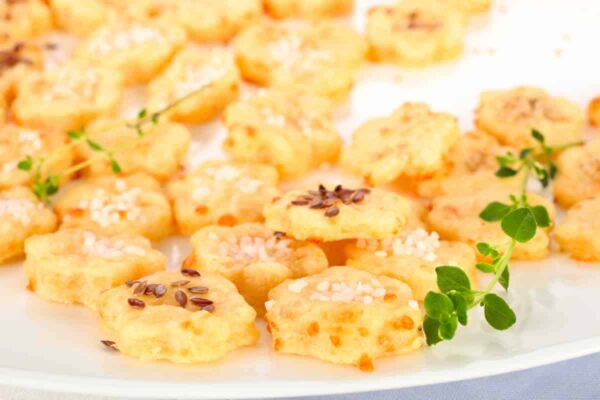 Apéritif de Noël : Biscuits sablés au parmesan
