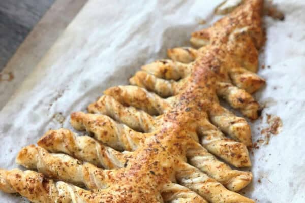 Apéritif de Noël : Sapin feuilleté apéritif au Thermomix