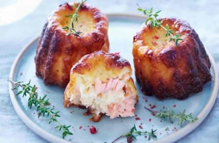 Apéritifs de Noël : Cannelés au saumon fumé au Thermomix