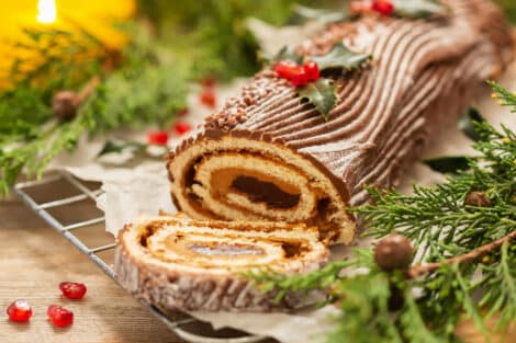 Bûche de Noël maison : Bûche de Noël au Nutella au Thermomix