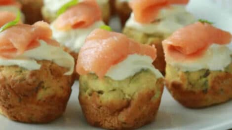 Une idée gourmande pour apéro : Des mini-muffins au saumon fumé au Thermomix