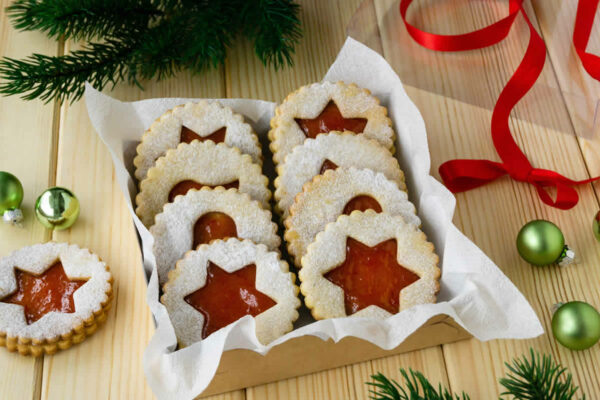 Friandises de Noël : Bredele fourrés à la confiture au Thermomix