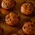 Friandises de Noël : Muffins de Noël aux pommes et raisins secs