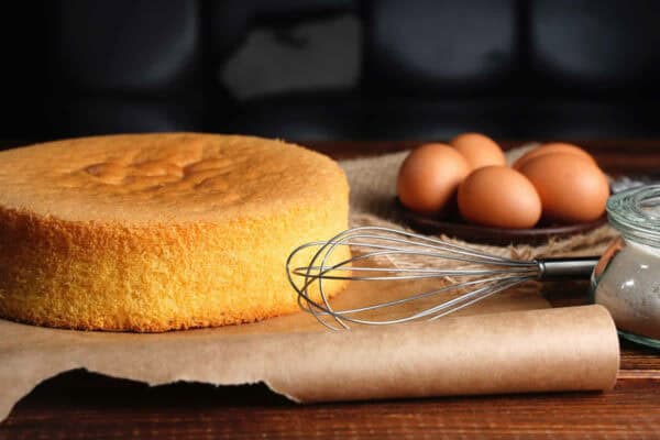 Gâteau mousseline, extrêmement moelleux qui fond dans la bouche