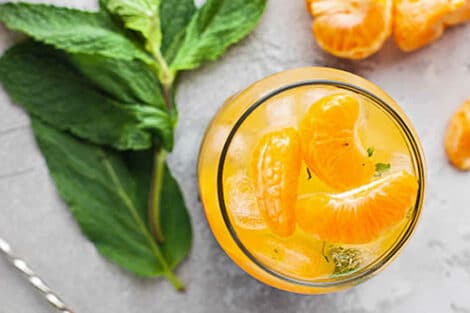 Un cocktail gourmand et festif : Mojito à la mandarine
