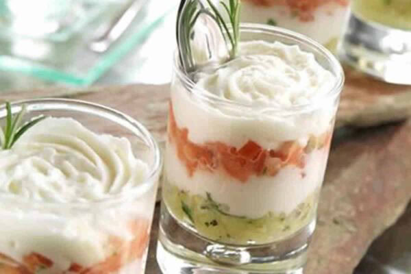 Verrines de concombre au jambon et à la crème au Thermomix : Une entrée simple et raffinée