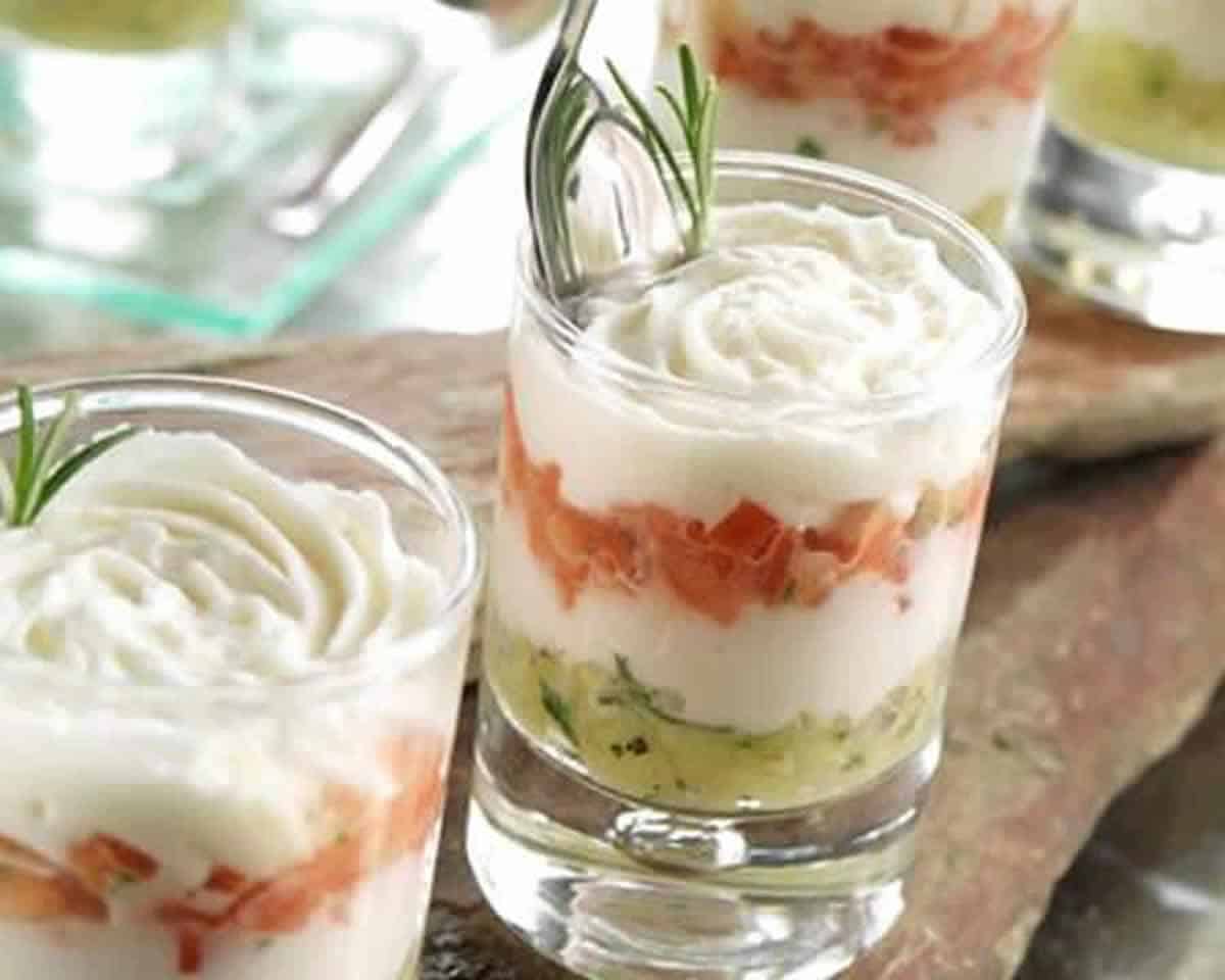 Verrines de concombre au jambon et à la crème au Thermomix : Une entrée simple et raffinée
