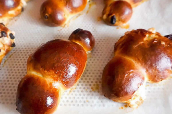 Brioche de Noël : Cougnou, petites brioches de Noël au Thermomix