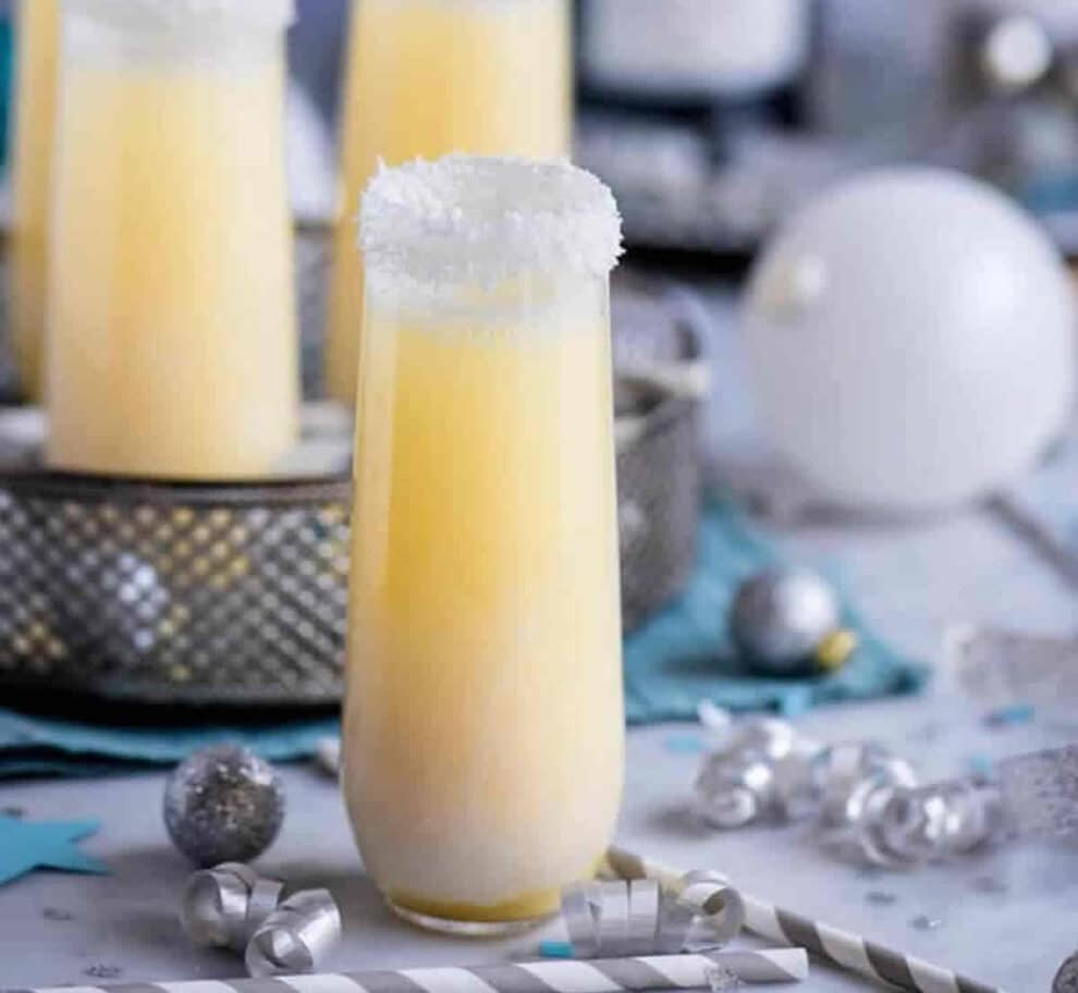 Cocktails de Noël : Cocktail miss coco champagne au Thermomix