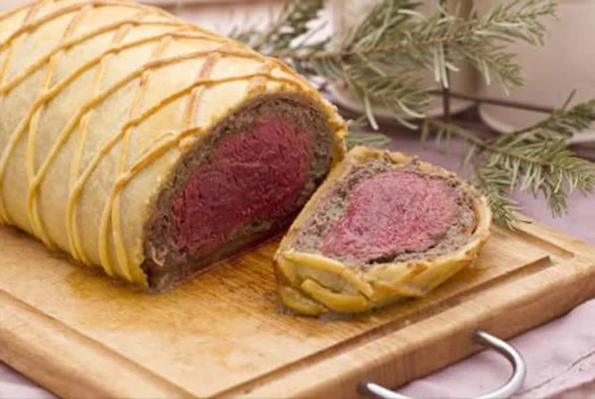 Filet de boeuf en croûte aux champignons au Thermomix Idéal pour les