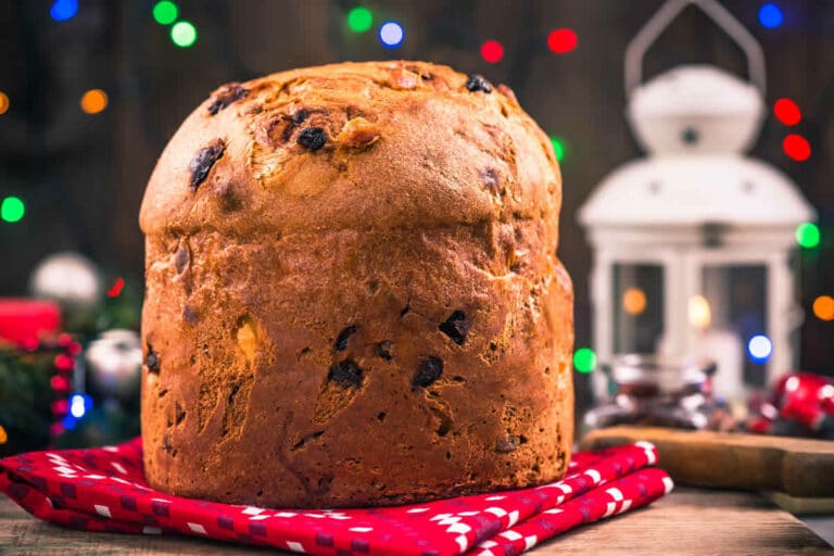 Friandises de Noël : Panettone de Noël aux pépites de chocolat au Thermomix