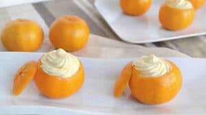 Idées de desserts de Noël : Des mandarines farcies au Thermomix, facile à faire