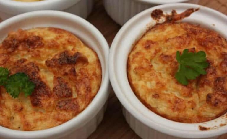 Soufflé au chou-fleur au Thermomix, idéal pour accompagner vos plats