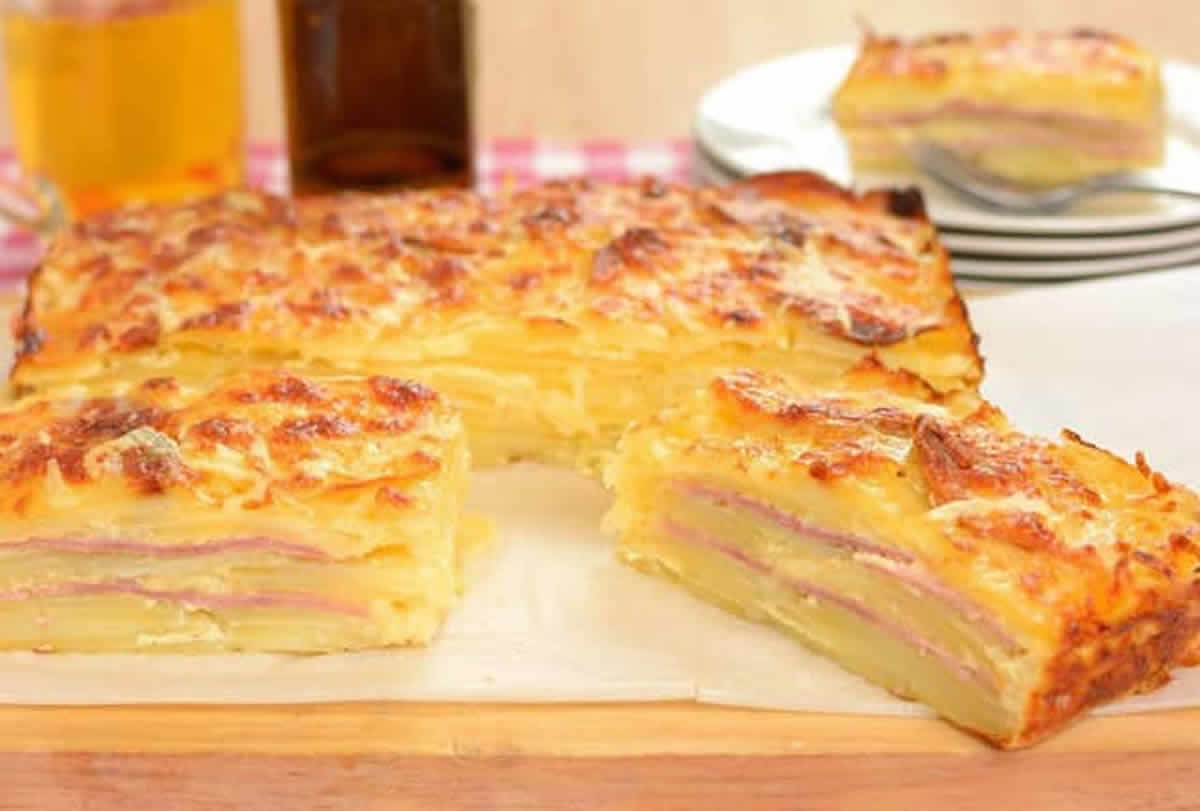Gratin de pommes de terre façon Croque-Monsieur, parfait pour un repas du soir