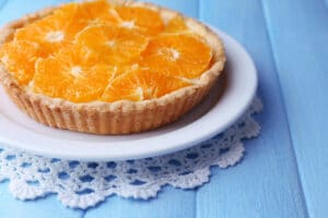 Une nouvelle version d'un classique : La tarte à la crème à l'orange