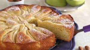 Une combinaison délicieusement sucrée : Gâteau moelleux aux pommes et aux amandes
