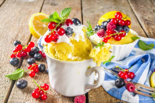 Mug cake au citron : Un éclat de soleil à chaque bouchée
