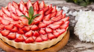 Tarte aux fraises : Fraîche et gourmande
