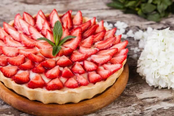 Tarte aux fraises : Fraîche et gourmande