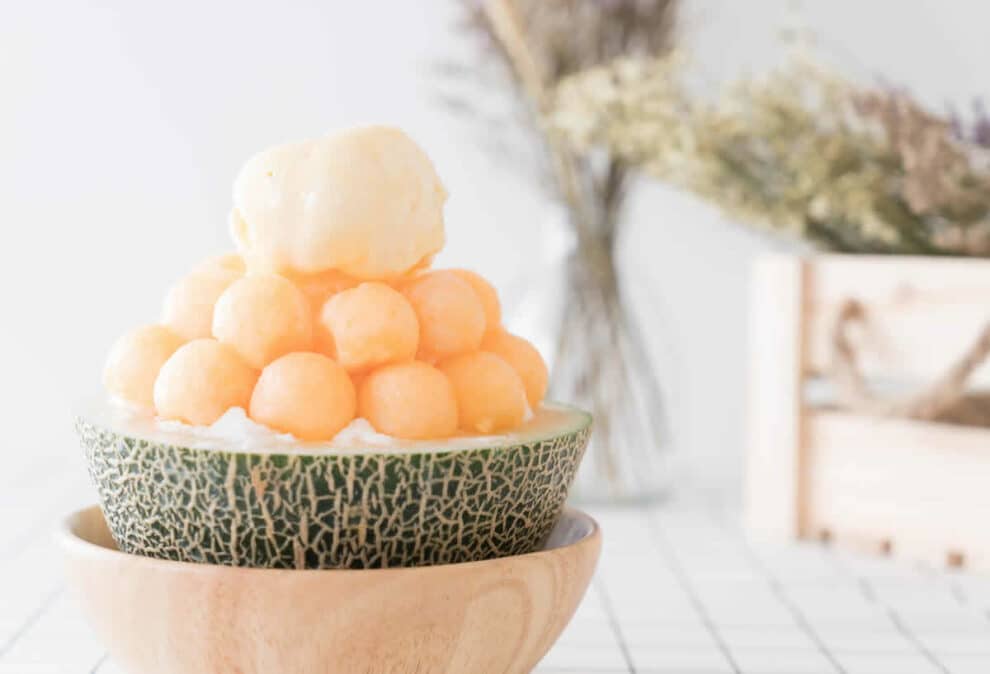 Sorbet melon sans œufs - Un dessert rafraîchissant par excellence