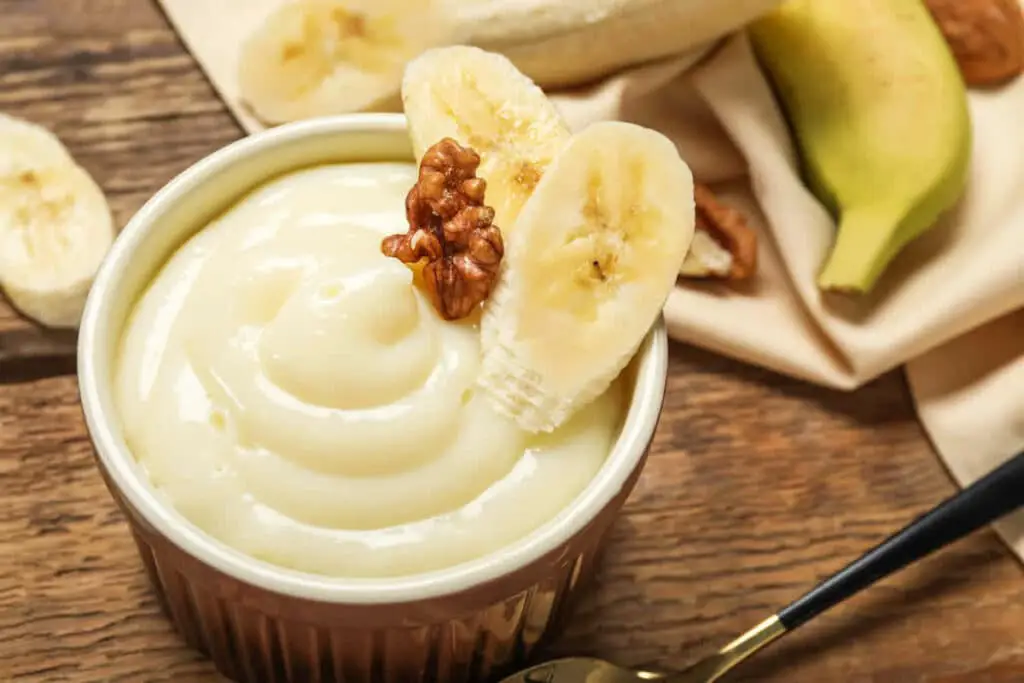 Crème dessert à la banane : Crémeuse et facile à préparer